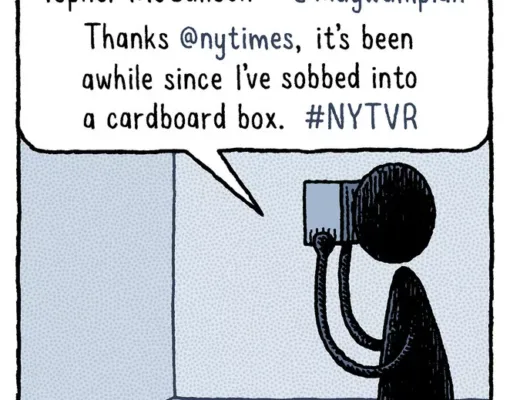 Tom Gauld cartoon for the New York Times